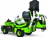 1.8 Cube Meter Construction Equipment Mobile Self Loading Concrete Mixer with Pump