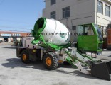 Construction Equipment Mobile Self Loading Concrete Mixer with Pump