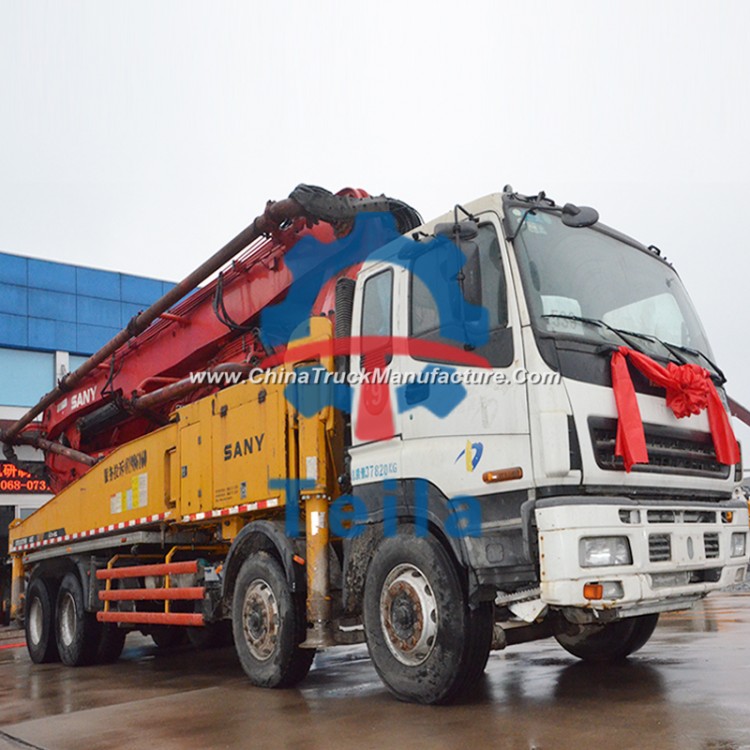 2012 Sany Isuzu 46m Renovate Used Truck Mounted Concrete Pump