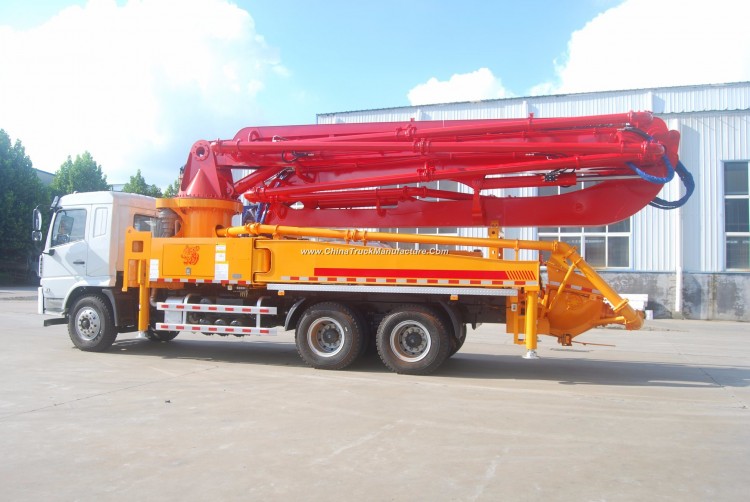 Mobile 38m 42m 47m Jh Boom Truck Mounted Concrete Hydraulic Pump on Sale