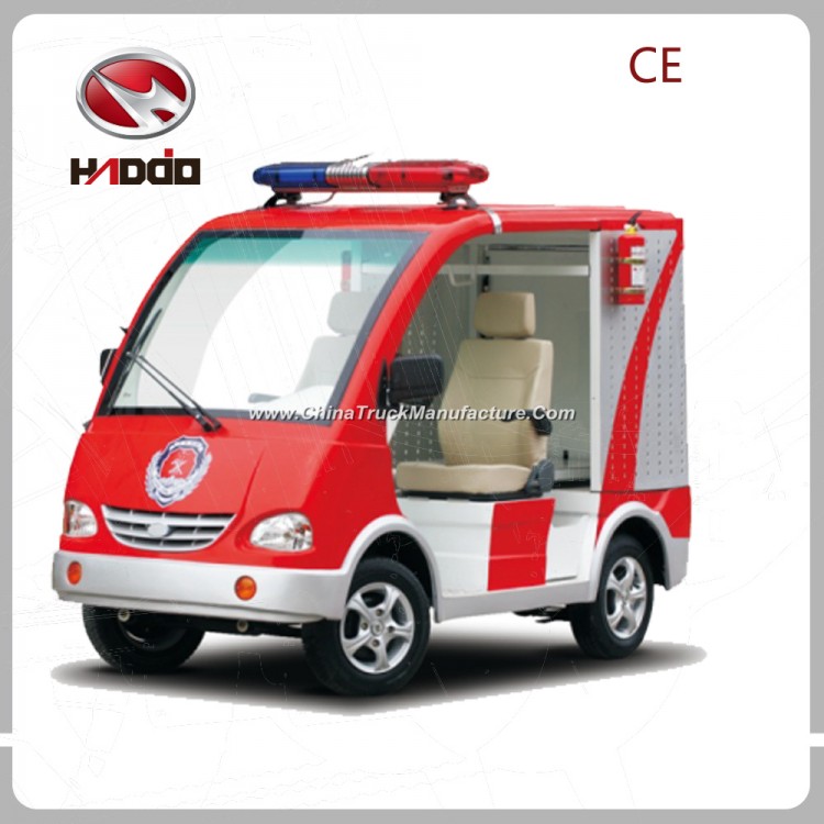 CE Approved 2-Seats Electric Fire Engine with Pump for Sale