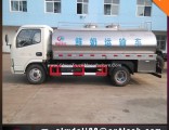 Small Milk Tanker Truck, 4*2 Tanker Truck for Fresh Milk Transportation, Milk Tank for Sale