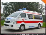 Chinese Best and Cheap Ambulance Car, Medium Size Gasoline Ambulance with Simple Medical Equipment f