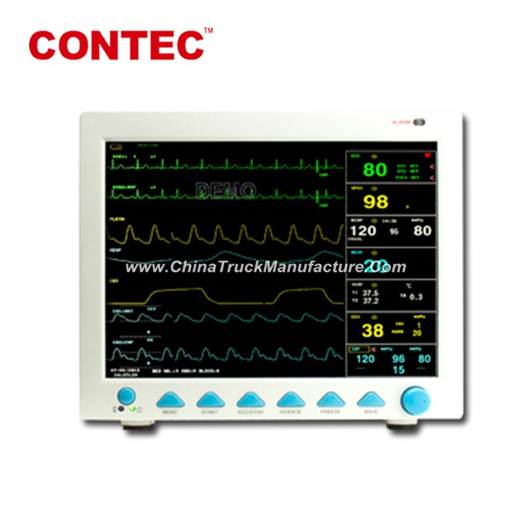 Contec Cms8000 Hospital Patient Monitoring Equipment ICU Ambulance Multiparameter Patient Monitor