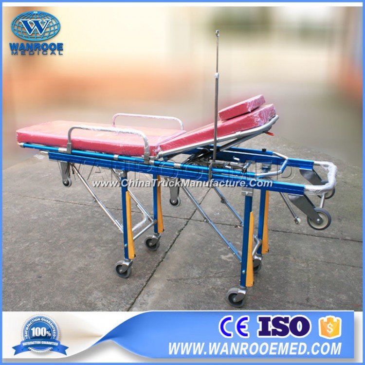 Ea-3A3 Aluminum Alloy Electrical Ambulance Rescue Stretcher with Wheels