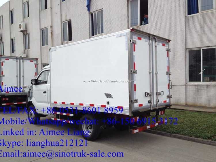 2018 Sinotruk Rhd 4X2 2 Ton Mini Cooling Van Refrigerated Truck