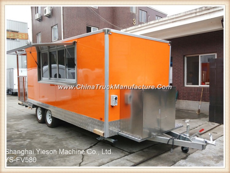 Ys-Fv580 Large Mobile Food Van Food Trucks for Sale in China