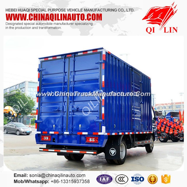 Factory Selling Light Duty Insulated Dry Cargo Van Truck