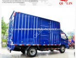 4X2 Van Dimension 4000mm Length Box Cargo Truck