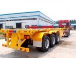 50t Capacity Tri-Axles Container Semi Trailer with Free Parts