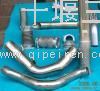 Muffler inlet pipe assembly