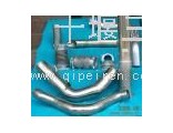 Muffler inlet pipe assembly