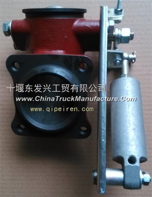 Exhaust brake valve assembly (exhaust pipe)