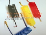 Dongfeng red, yellow tube trailer ,spiral air brake spiral pipe and seven core cable 3506520-NK100