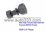 Hot Sale Truck hub bolt for Toyota RINO Front