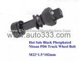 Hot Sale Black Phosphated Nissan PD6 Truck Wheel Bolt