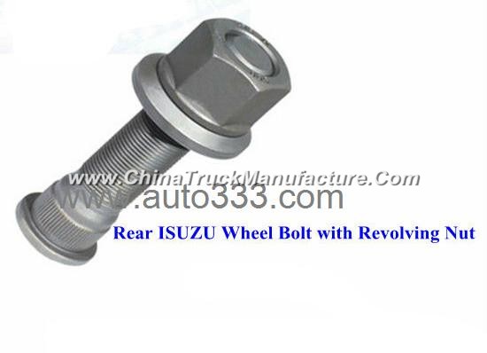 Rear ISUZU Wheel Bolt with Revolving Nut