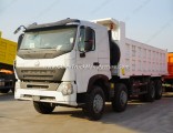 336HP Sinotruk HOWO A7 8X4 Front Lifting Style Mining Tipper / Dump Truck