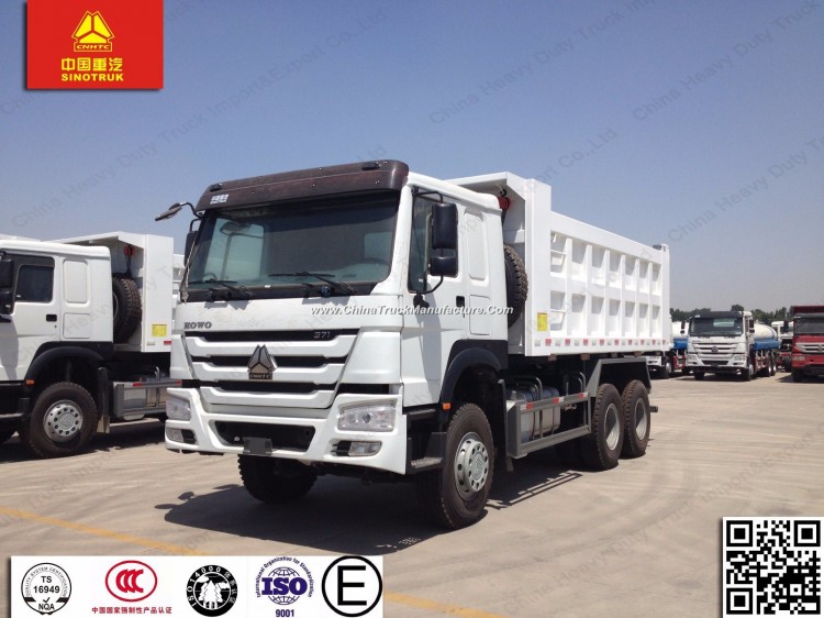 Euro2 266-420HP Sinotruk HOWO 6X4 Dump Truck for Construction