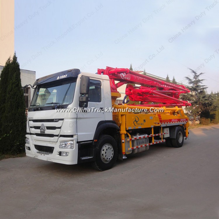 80m3/H Output 33m Pumping Height Concrete Pump Truck for Sale