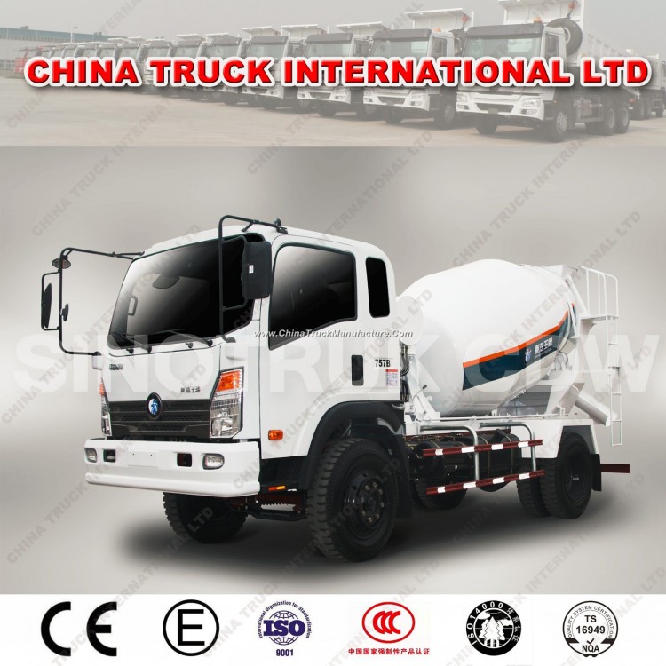Sinotruk Light Duty Cement Mixer 3m3 Concrete Transport Truck