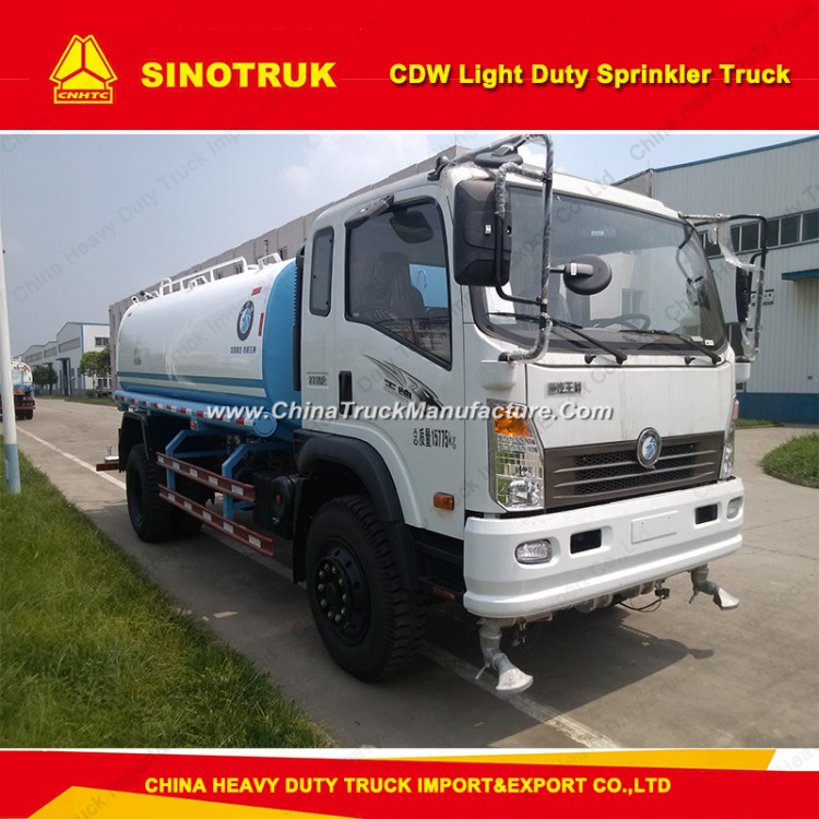 Sinotruck Cdw Series 90p 4000-5000litres Water Sprinkler Trucks