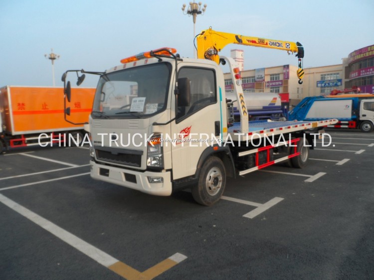 3.5tons Crane Lorry/Flatbed Truck with Crane for Sale