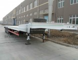 3 Axle Low Bed Cargo Semi Trailer for Transportation