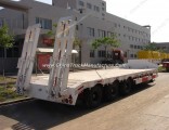 BPW/Fuwa 3 Axle Low Bed Semi Trailer/ Container Chassis Truck Trailer