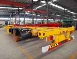 3 Axle 20FT 40FT Skeleton Container Trailer to Transport Container and Cargo Box