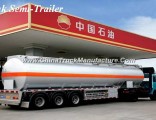Aluminum Alloy 46cbm Fuel Tanker Semi-Trailer