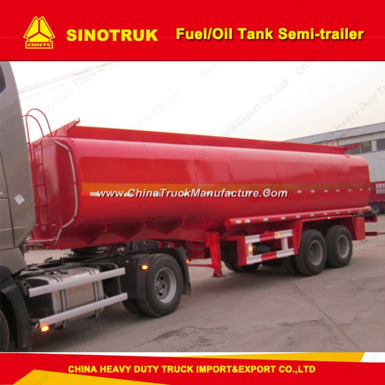 3 Axle Oil Tanker Tank Semi Truck Trailer for Gasoline/Fuel Transport