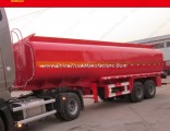 3 Axle Oil Tanker Tank Semi Truck Trailer for Gasoline/Fuel Transport