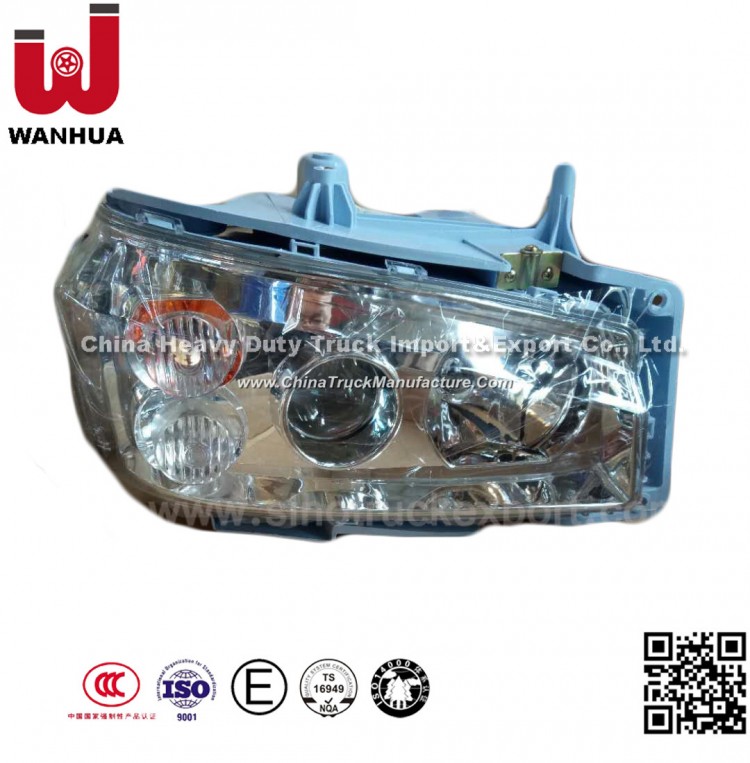 Sinotruk Truck Spare Parts Left Headlamp Headlight for Sino Truck (Wg9719720001)