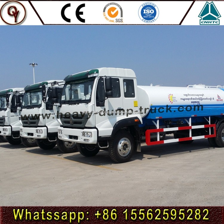 4X2 Sinotruck Rhd LHD 10000 Liter Water Truck