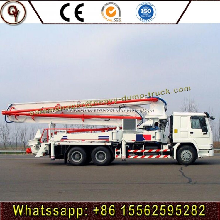 China Construction Vehicle HOWO 37m Concrete Pump Truck