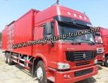 Sinotruk HOWO Van Cargo Truck with 10 Wheelers for Sale