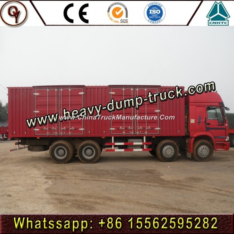 Sinotruk HOWO 8X4 371HP Van Lorry/Cargo Truck for Bulk Cargo