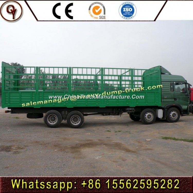 China Sinotruk HOWO 8X4 40ton Fence Stake Cargo Truck for Sale