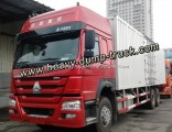 HOWO 371HP 6X4 Van Cargo Truck Price and Lorry for Sale