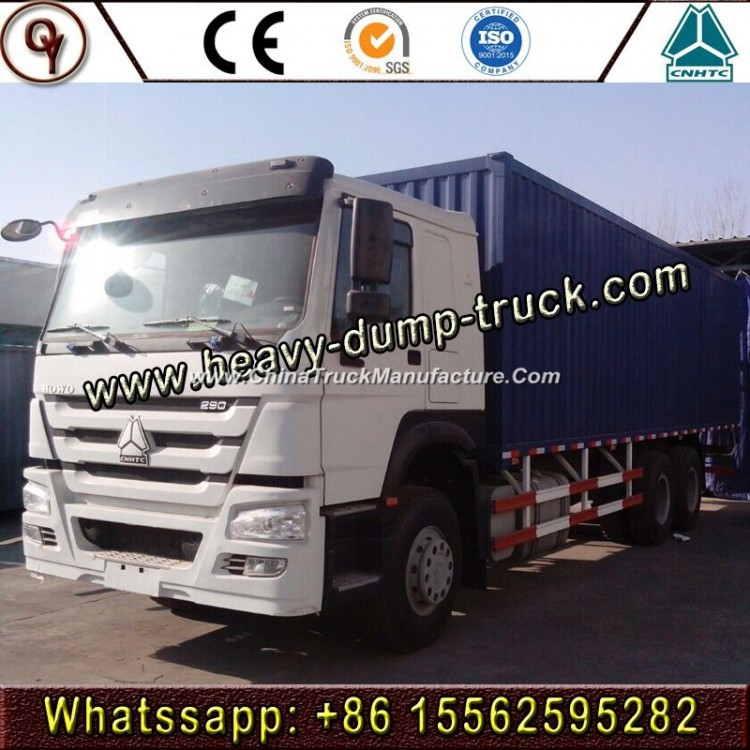 China Best Supplier Sinotruk HOWO Van Truck 4X2 Box Trucks