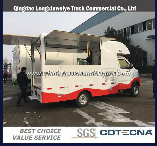 Cheap Price and High Quality Fast Food Seling Truck, Mini Food Truck for Sale, Gasoline Food Truck
