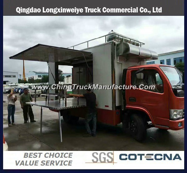 Good Quality Petrol Ice Cream/Coffee/Fast Food Vending Mobile Kitchen Food Truck