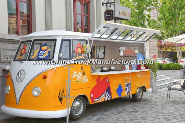 Customed Combi Beatles Volkswagen T1 Mobile Electric Food Catering Car Truck