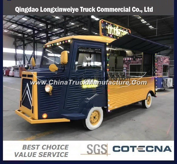 Hot Selling Citroen Vintage Food Truck Food Trailer with Competitive Price for Sale