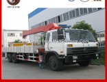 Dongfeng Hydraulic Telescopic Boom 10 Ton Truck with Crane on Sale