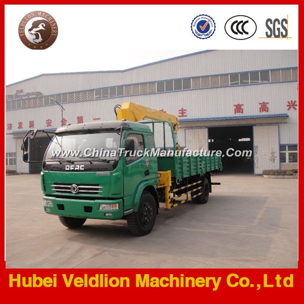 Dongfeng 4X2 2 Ton Small Mobile Truck Crane with Telescopic Jib Boom
