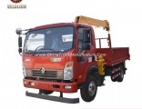Top Quality 6 Wheeler Sinotruck Cdw 3 Ton 3.2t Truck Mounted Crane for Sale