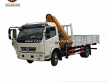 Dongfeng 4X2 Mini Truck Mounted Crane, Crane Truck with 3 Tons Pickup Truck Crane, Dump Truck with C
