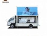 Big LED Display Panel Truck, 10mm LED Light Display Building High Way Advertising Truck